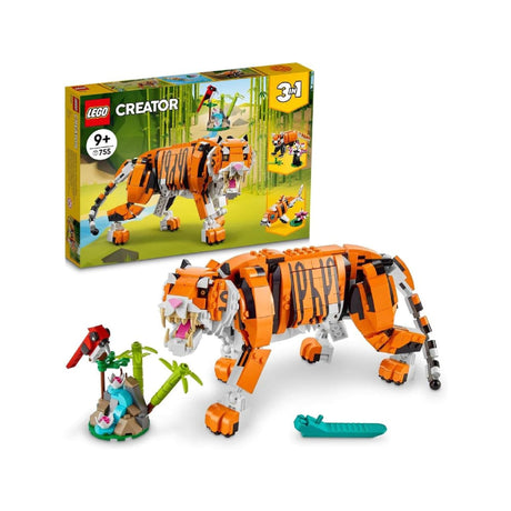 LEGO Creator 3 in 1 Majestic Tiger to Panda or Koi Fish Set