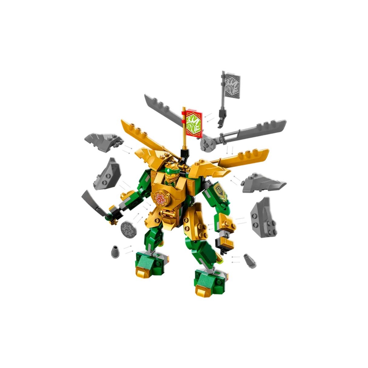 Lego Ninjago Lloyds Mech Battle Evo #71781
