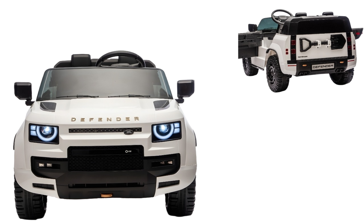 Land Rover Defender 110 OCTA Ride On 12V White