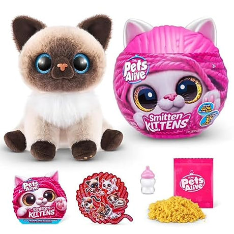 Pets Alive Smitten Kittens Series 1 Interactive Plush Bulk 8pcs