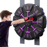 Bluetooth Music Boxing Trainer with Gloves – 8-Button Wall-Mounted Boxing Target