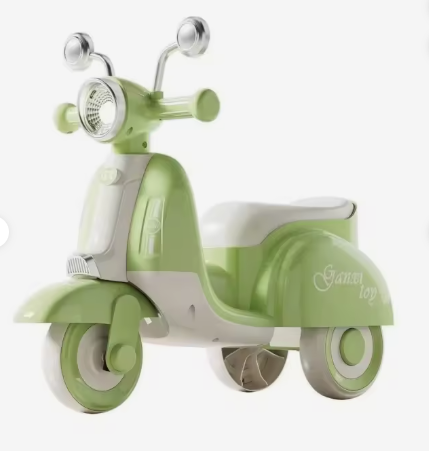 Baby Ride-On Toy with Flashing Lights – 4 Assorted Designs - product view 1