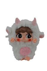Baby 3 Migo Sneaky White Plush Doll