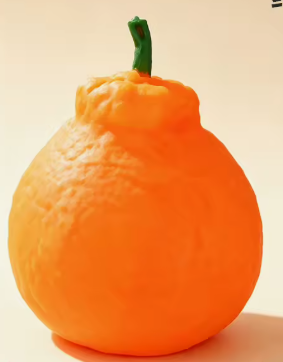 Funny Simulation Orange Squishy Toy – Cute Orange Stress Relief Squeeze Toy - product image