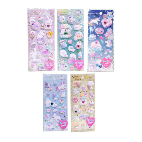 Links to UNICORN 3D PUFFY STICKER ASST 6 by 