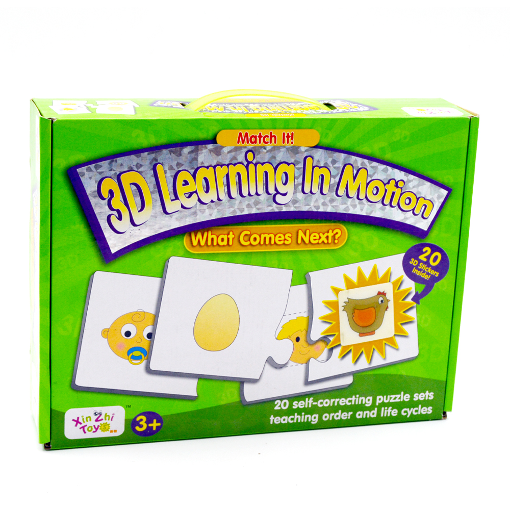 3D Learning In Motion Puzzle Set