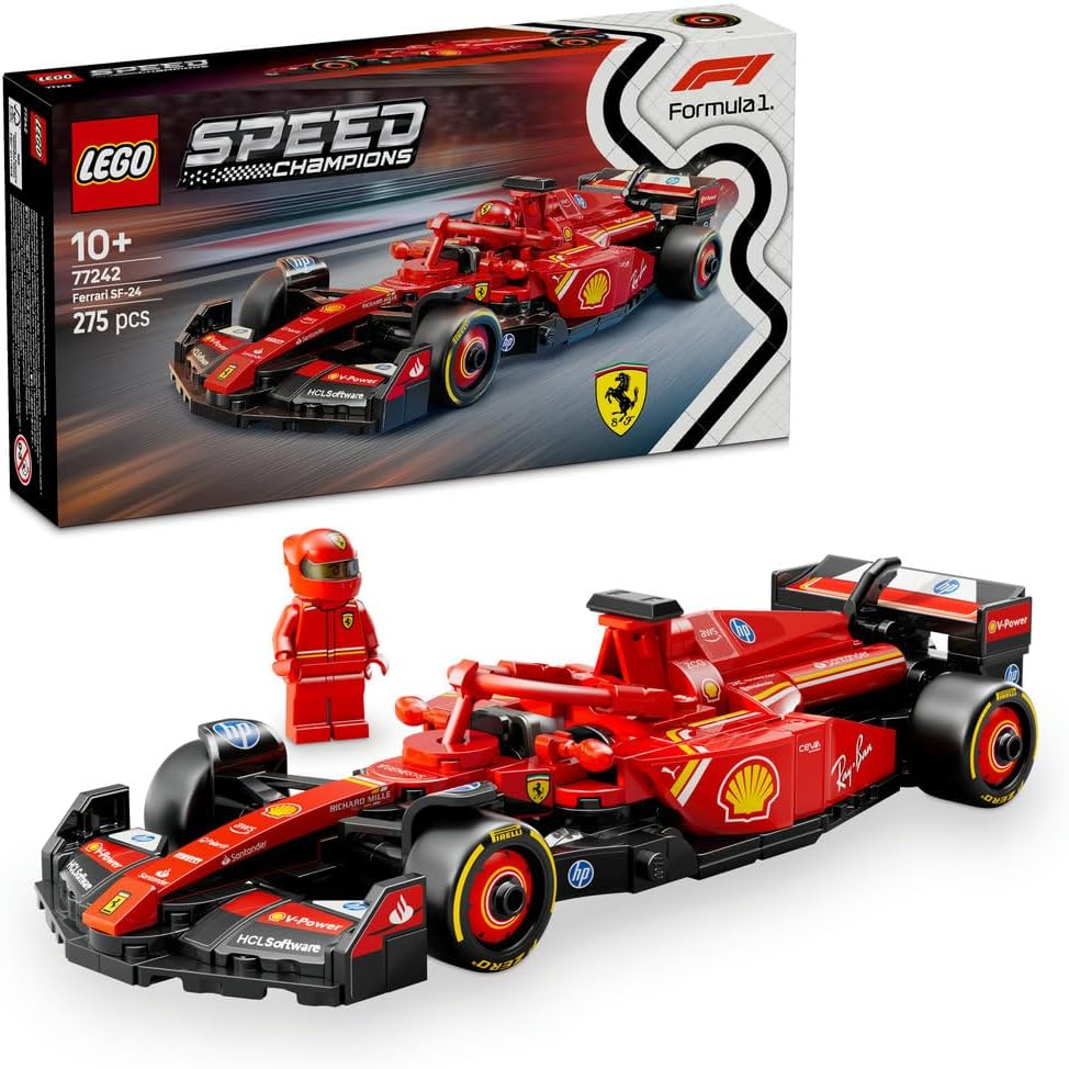 LEGO® Speed Champions 77242 Ferrari SF-24 F1® Race Car Building Set