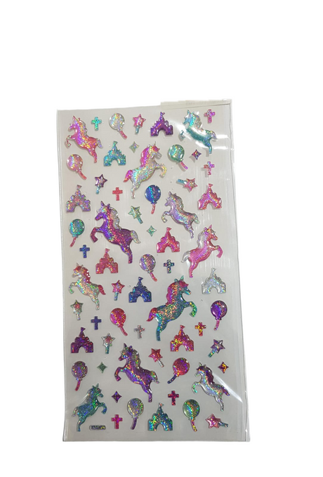 Glitter Resin Unicorn Sticker