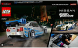 LEGO 76917 Speed Champions 2 Fast 2 Furious Nissan Skyline GT-R (R34) Race Car Toy