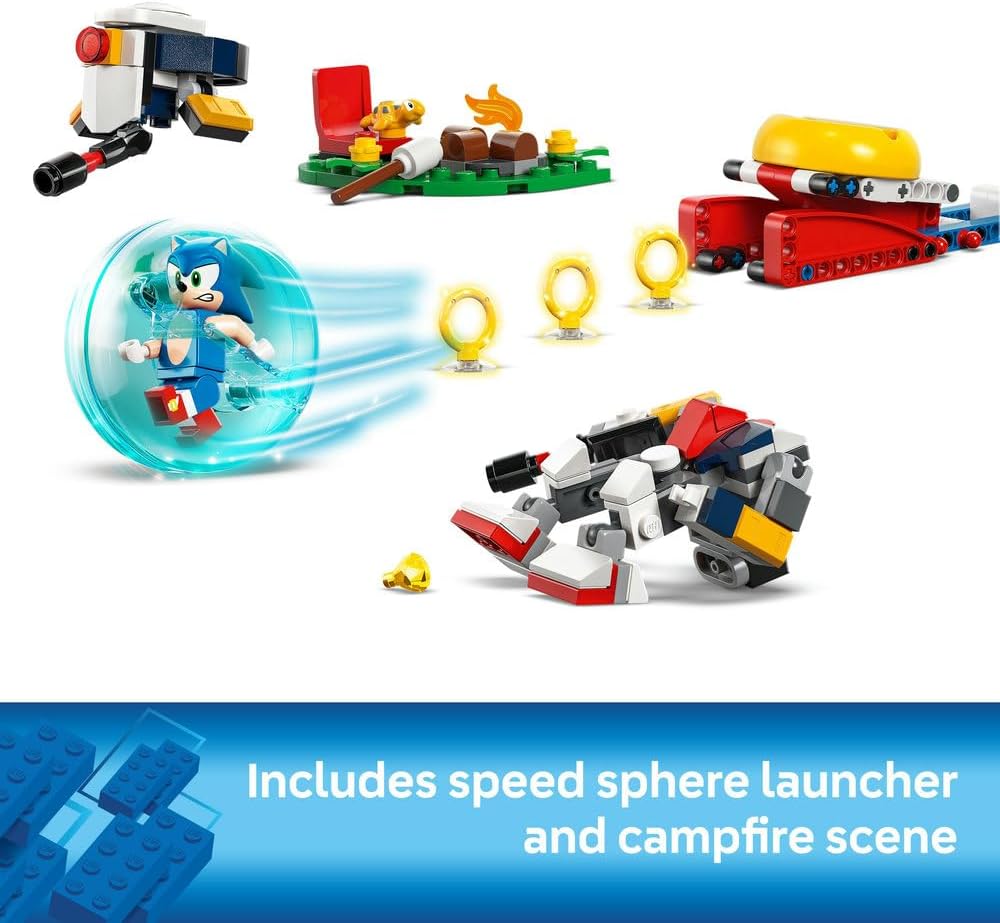 Lego Sonic The Hedgehog 77001 Sonic’s Campfire Clash Set