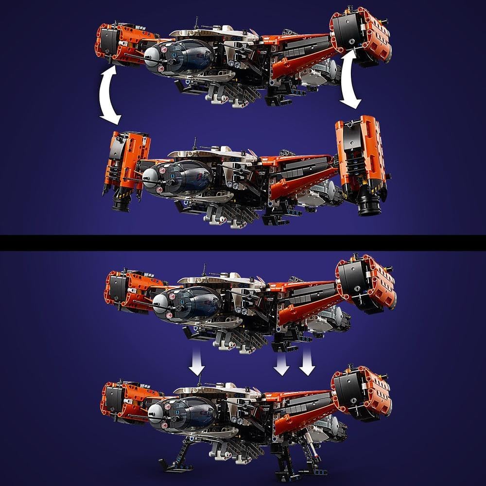 LEGO Technic VTOL Heavy Cargo Spaceship LT81 Set, Space Plane Toy for 10 Plus Year Old Boys, Girls and Kids, Vehicle Building Playset for Imaginative Play, Birthday Gift Idea 42181