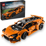 LEGO Technic Lamborghini Huracán Tecnica Orange Set, Sports Car Toy for 9 Plus Year Old Kids, Boys & Girls, Model Building Kit for Creative Play, Kids' Bedroom Decoration, Birthday Gift Idea 42196