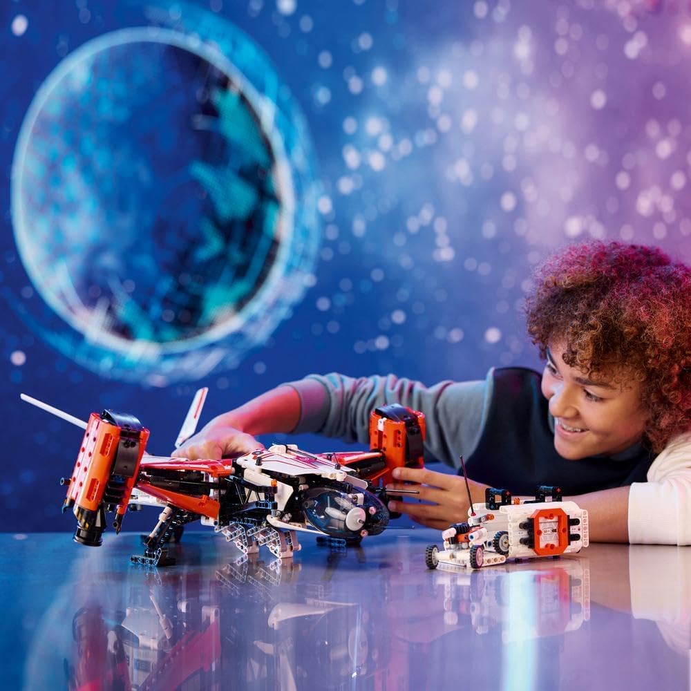 LEGO Technic VTOL Heavy Cargo Spaceship LT81 Set, Space Plane Toy for 10 Plus Year Old Boys, Girls and Kids, Vehicle Building Playset for Imaginative Play, Birthday Gift Idea 42181