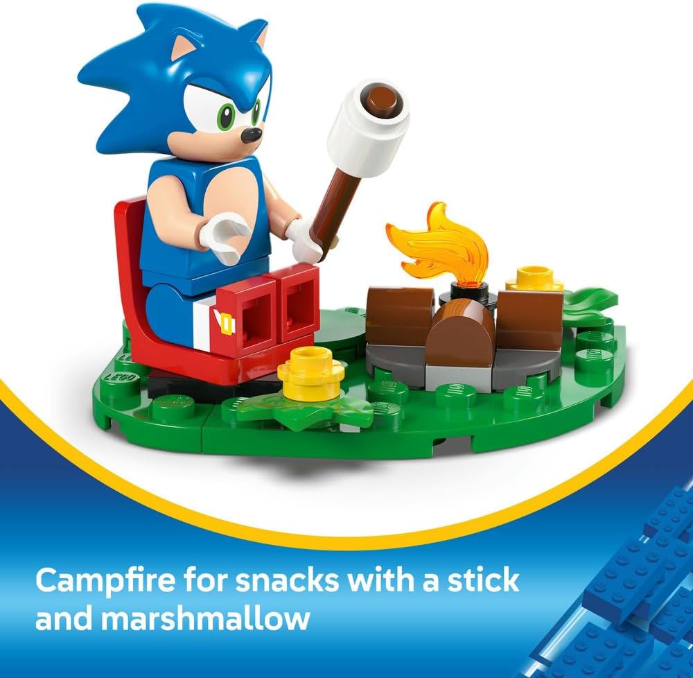 Lego Sonic The Hedgehog 77001 Sonic’s Campfire Clash Set