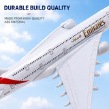 Emirates A380 Diecast Model Airplane 14 cm – Metal Aircraft Collectible with Stand
