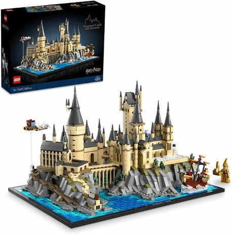 LEGO Harry Potter Hogwarts Castle and Grounds 76419 building kit with 2660 pieces, Main Tower, Great Hall, and Black Lake