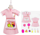 Chef Costume for Kids and Adults Cook Dress Up Set with Cooking Tools for Ages 3 to 8 Years