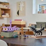 LEGO Minecraft The Ender Dragon and End Ship, Toy for 8 Plus Year Old boys & Girls