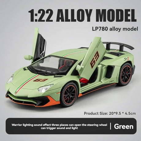 Lamborghini Aventador Svj Model 1:22 Scale (3 Assorted Colors, Sold As Single)