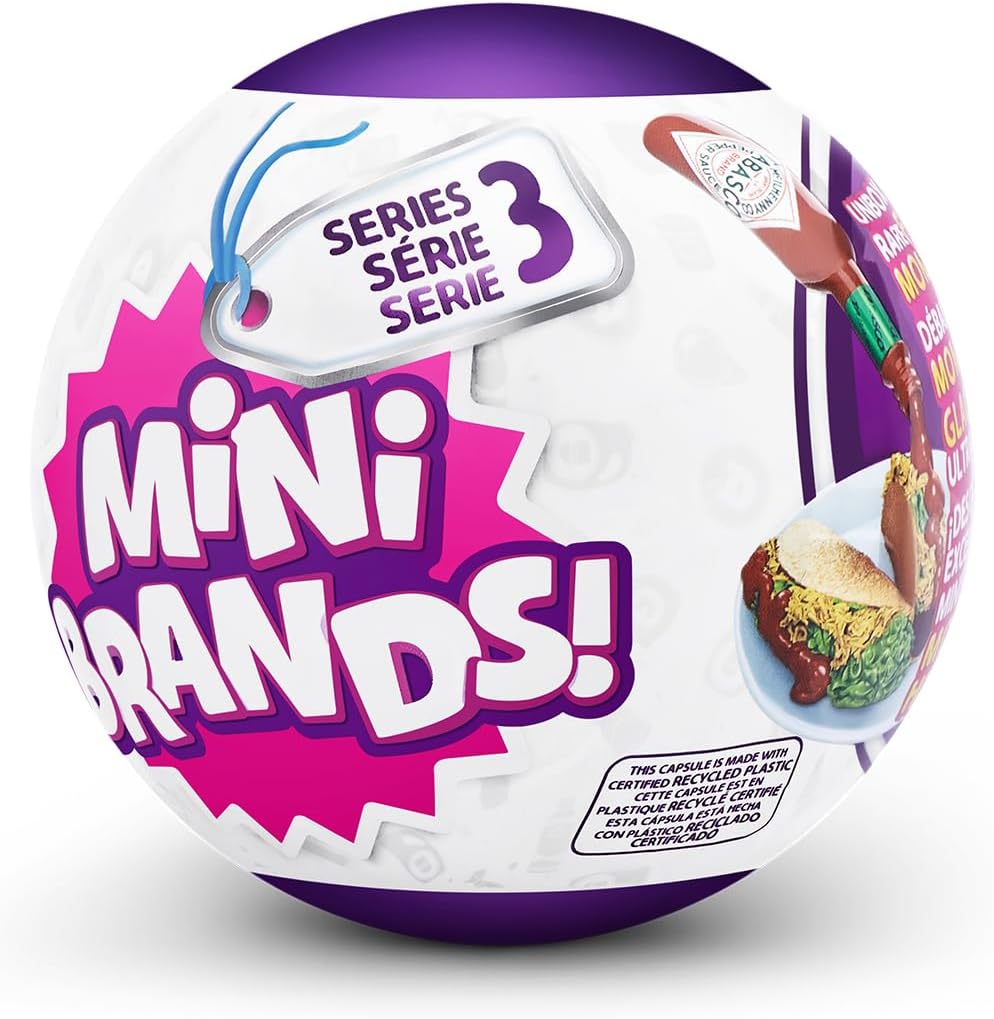 ZURU 5 Surprise Mini Brands Series 3 - 90+ Mini Collectible Toys