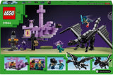 LEGO Minecraft The Ender Dragon and End Ship, Toy for 8 Plus Year Old boys & Girls
