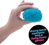 NeeDoh Fuzz Ball Flower Power Sensory Toy Velvet Texture