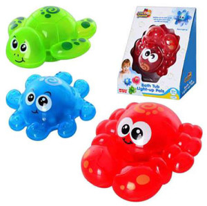 Bath Tub Light Up Pals Asst 3