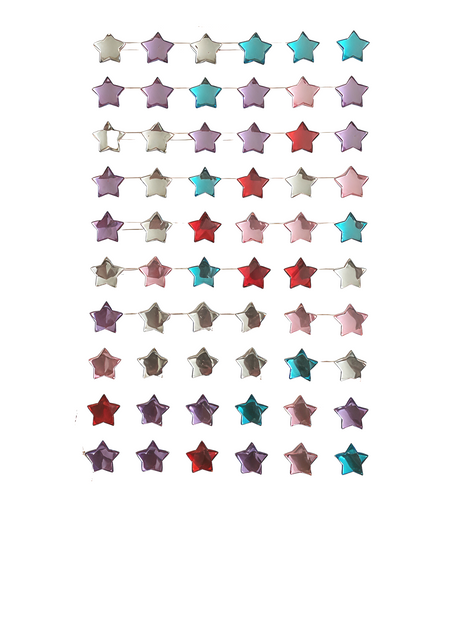 Crystal Star Rhinestone Stickers Assorted