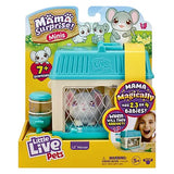 Little Live Pets - Mama Surprise Minis Feed and Nurture a Lil Mouse Inside Their Hutch So She Can Be a Mama She Has 2, 3, or 4 Babies
