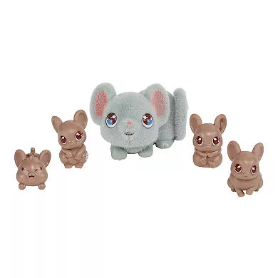 Little Live Pets - Mama Surprise Minis Feed and Nurture a Lil Mouse Inside Their Hutch So She Can Be a Mama She Has 2, 3, or 4 Babies