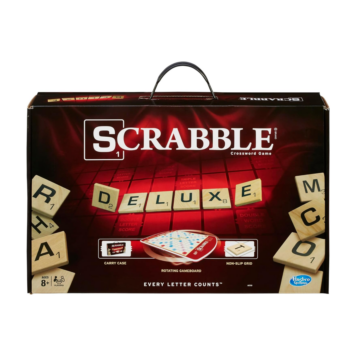 Hasbro Gaming Scrabble Crossword Game Deluxe Set