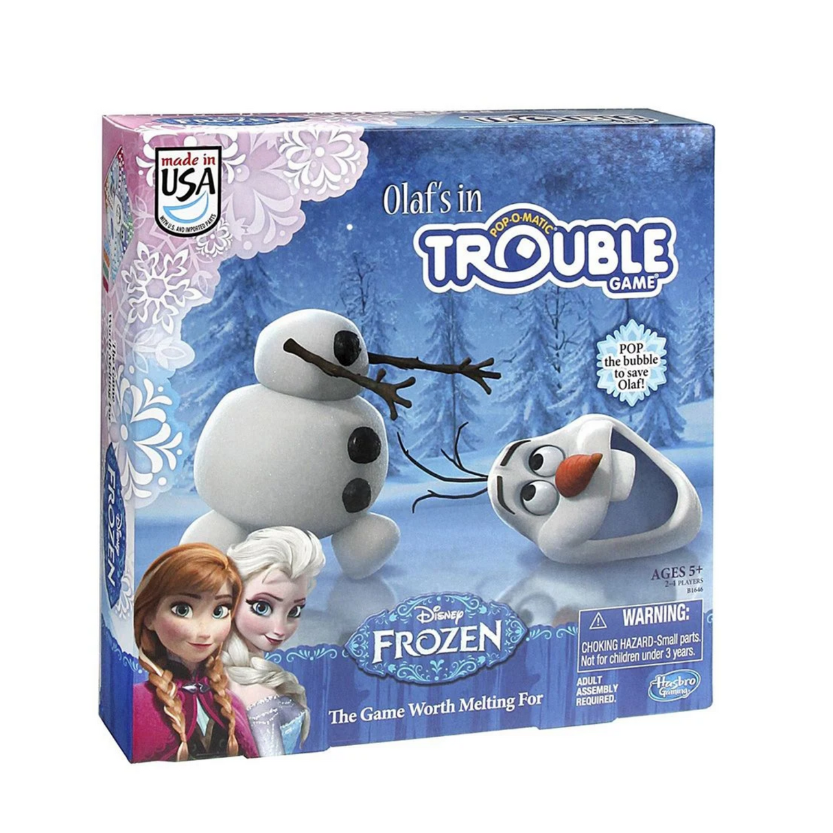 Hasbro Gaming Frozen Olaf's in Trouble Game