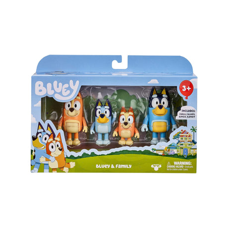 Bluey Family Figure Pack of 4