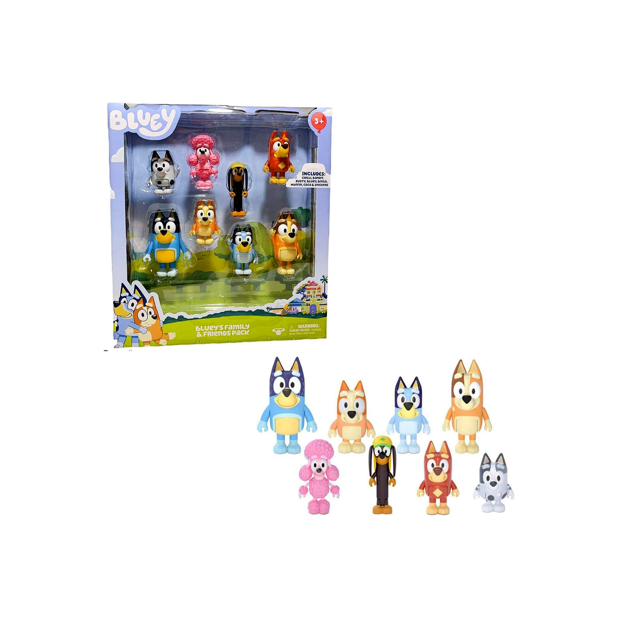 Bluey - Bluey's Family & Friends 8 Pack