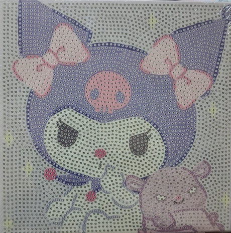 Kuromi Diamond Painting Kit 20 × 20 cm – Assorted Series 2 DIY Crystal Art Set - product image