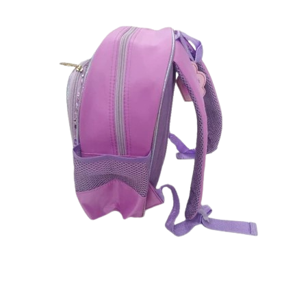 Sparkly Purple Glitter School Bag for Kids – Frozen Theme Backpack with Elsa & Anna