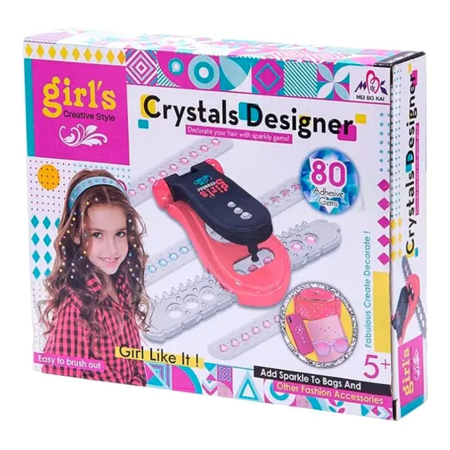 Hair Sparkle Toy Kit for Girls – DIY Hair Styling Set with 8 Pieces