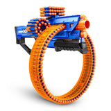 X-Shot Insanity Mega Barrel - Massive 200-Dart Capacity Drum Blaster with Pump-Action Power and 90-Foot Range - Black