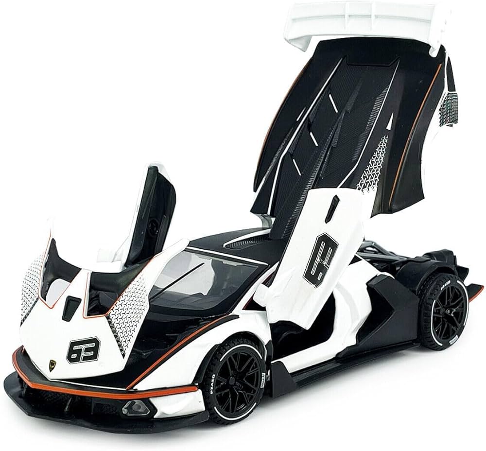 Lamborghini Essenza SCV12 1:24 Scale Diecast Model with Lights and Sound