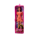 Barbie Fashionistas Doll Orange Floral Dress