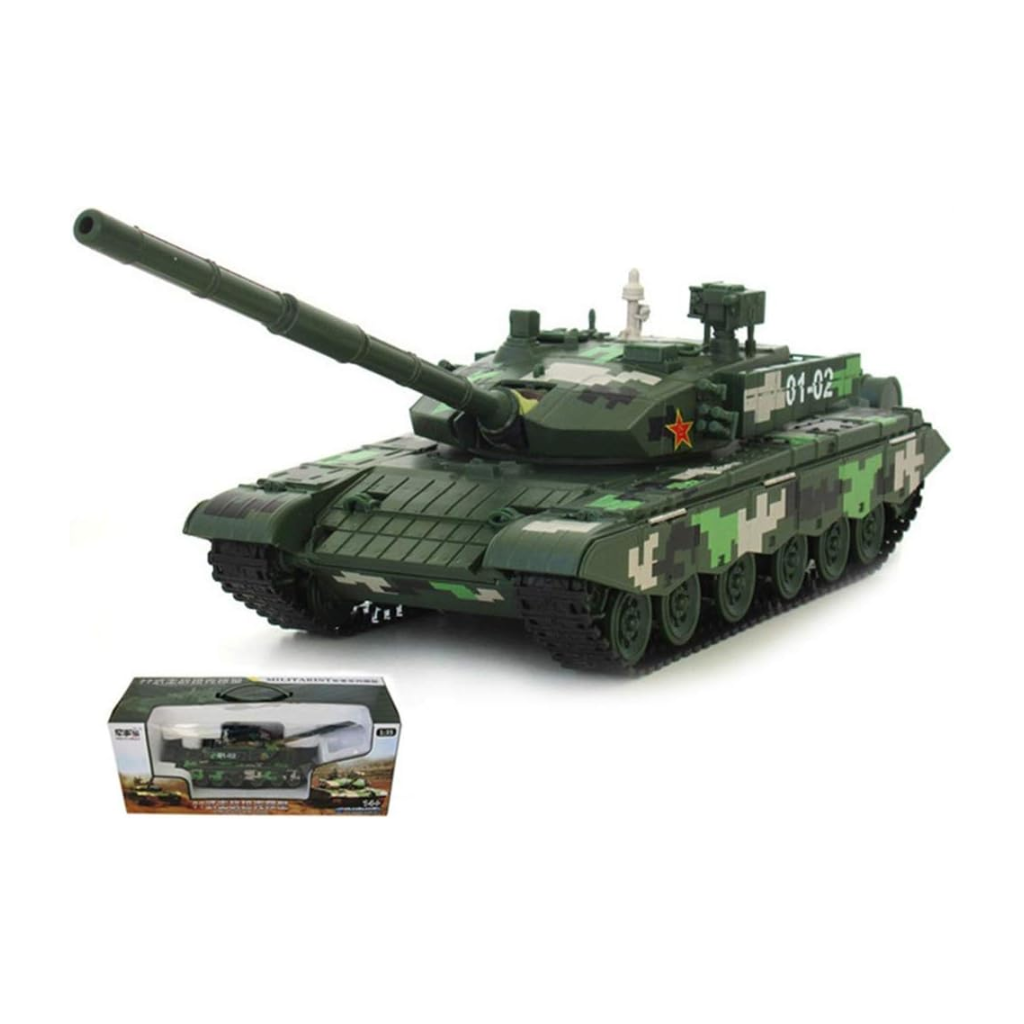 1:35 Big Military T99 Tank Model Alloy Diecast Metal Tank