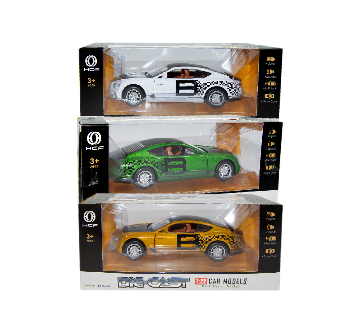 Links to DIE CAST BENTLEY CONTINENTAL GT CAR 1:22 ASST 3 by 
