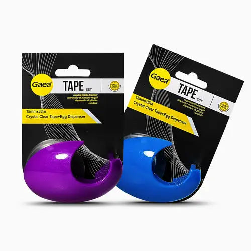 Tape Dispenser Set with 15MM x 33M Tape – 3 Assorted