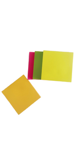Neon Sticky Notes 76 x 76MM – 100 Sheets, 4 Assorted Colors