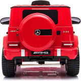 Mercedes Benz AMG G63 12V Ride On Car With Remote Control For Kids, Red