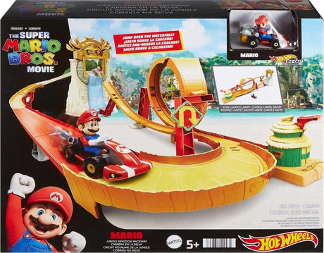 Hot Wheels Mario Kart Jungle Kingdom Raceway Track Set