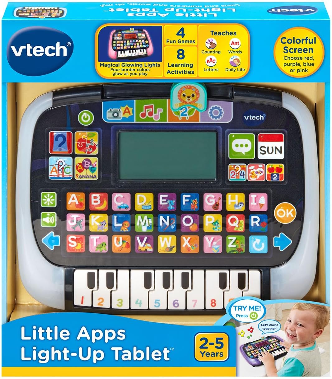 VTech Little Apps Light-Up Tablet – Educational Learning Toy for Kids 2+