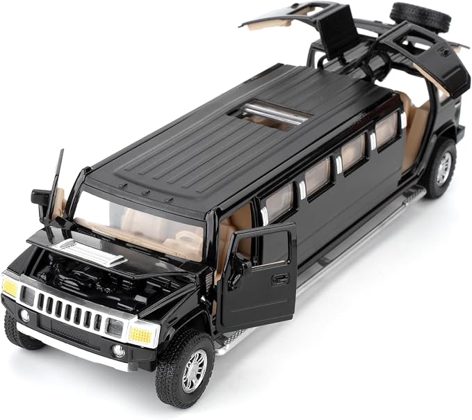 Hummer H2 1:32 Alloy Stretch Limousine Model – Diecast Car with Sound & Light