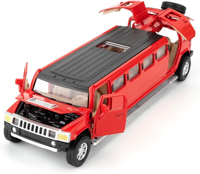 Hummer H2 1:32 Alloy Stretch Limousine Model – Diecast Car with Sound & Light