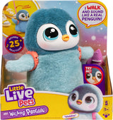 Little Live Pets My Walking Penguin Waddles Interactive Gray Toy 25+ Sounds And Reactions Ages 5